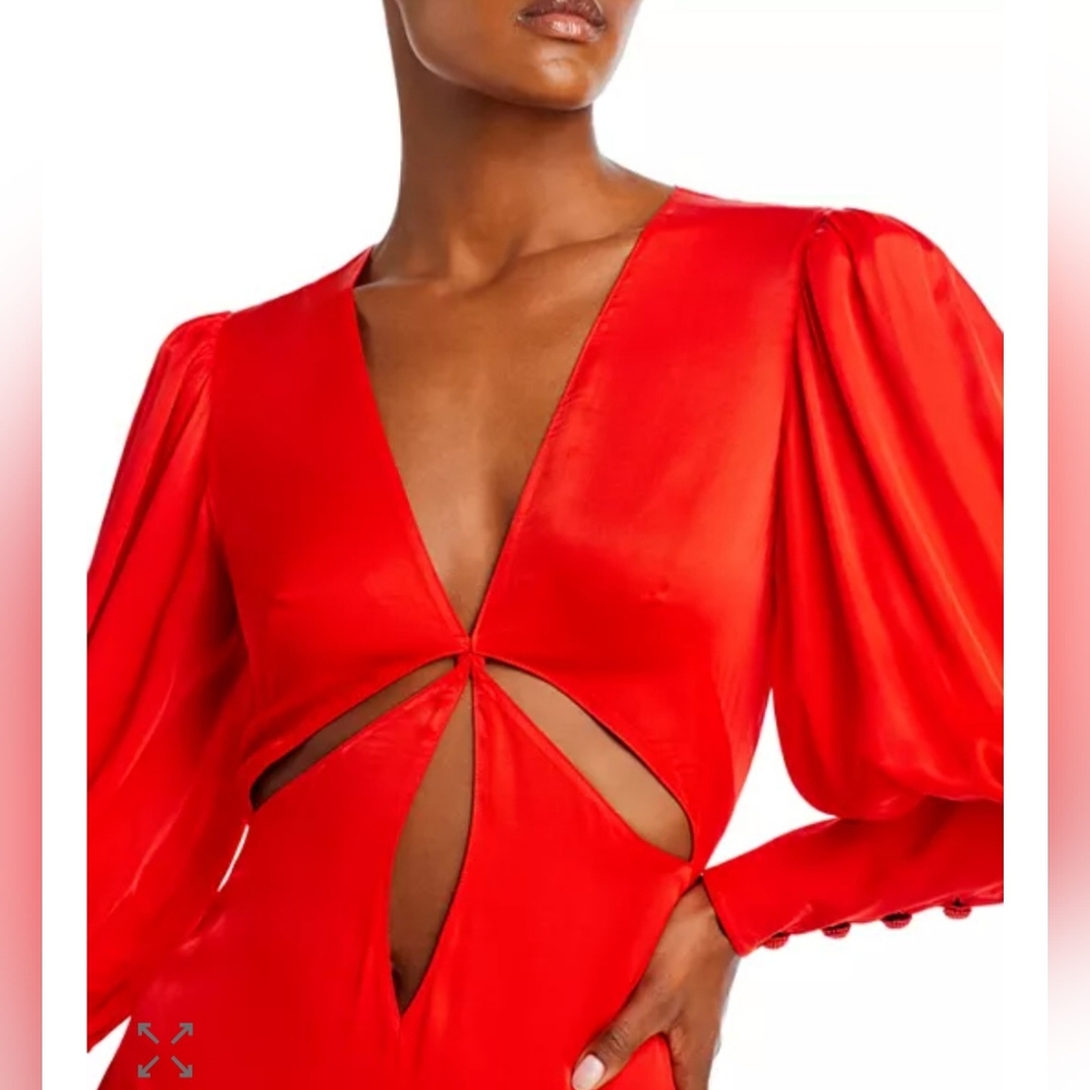 Farm Rio Cutout Front Maxi Dress
